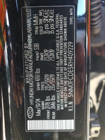 2024 HYUNDAI TUCSON SEL - 5NMJFCDE5RH409229