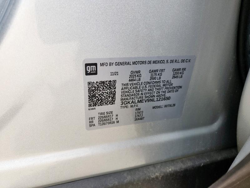 2022 GMC TERRAIN SL - 3GKALMEV9NL121650