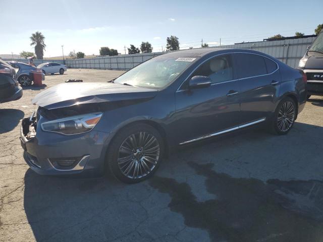 KIA CADENZA PR 2014 blue  gas KNALN4D73E5145523 photo #1