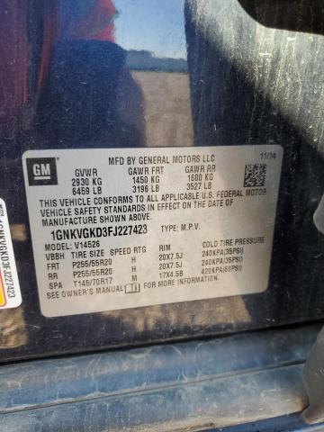 2015 CHEVROLET TRAVERSE L - 1GNKVGKD3FJ227423
