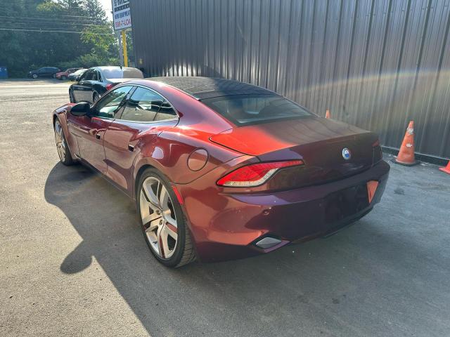 FISKER AUTOMOTIVE KARMA SPOR 2012 burgundy sedan 4d hybrid engine YH4K14AA1CA000551 photo #4