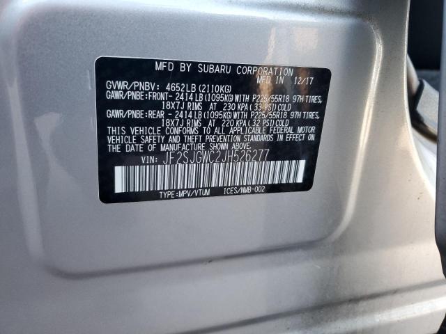 2018 SUBARU FORESTER 2 JF2SJGWC2JH526277