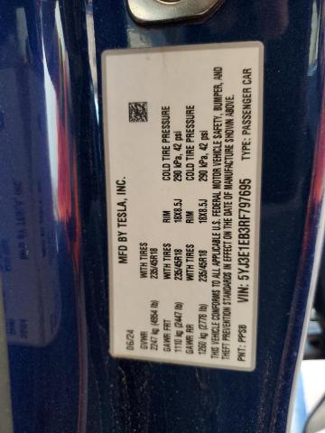 2024 TESLA MODEL 3 - 5YJ3E1EB3RF797695