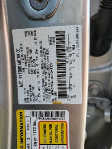 2022 FORD BRONCO SPO - 3FMCR9A62NRD42322