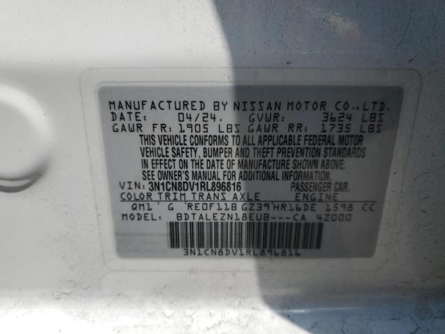 2024 NISSAN VERSA S 3N1CN8DV1RL896816