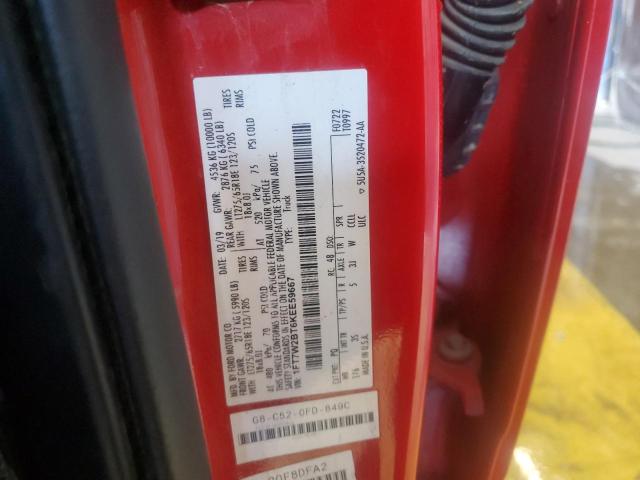 2019 FORD F250 SUPER DUTY 1FT7W2BT6KEE59667