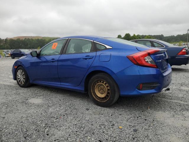 HONDA CIVIC LX 2020 blue  gas 2HGFC2F67LH545977 photo #3