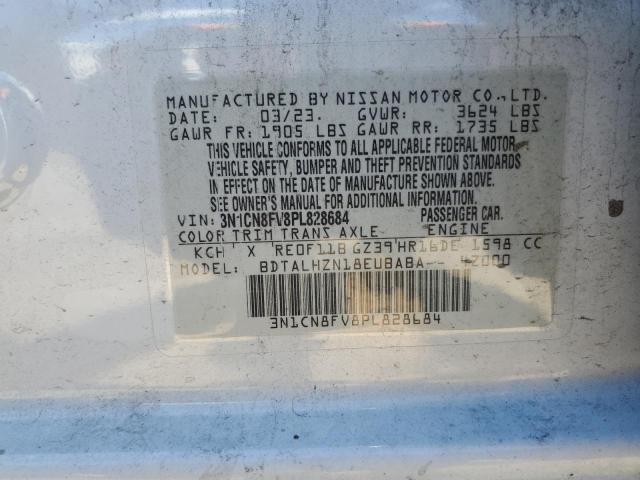 2023 NISSAN VERSA SR 3N1CN8FV8PL828684