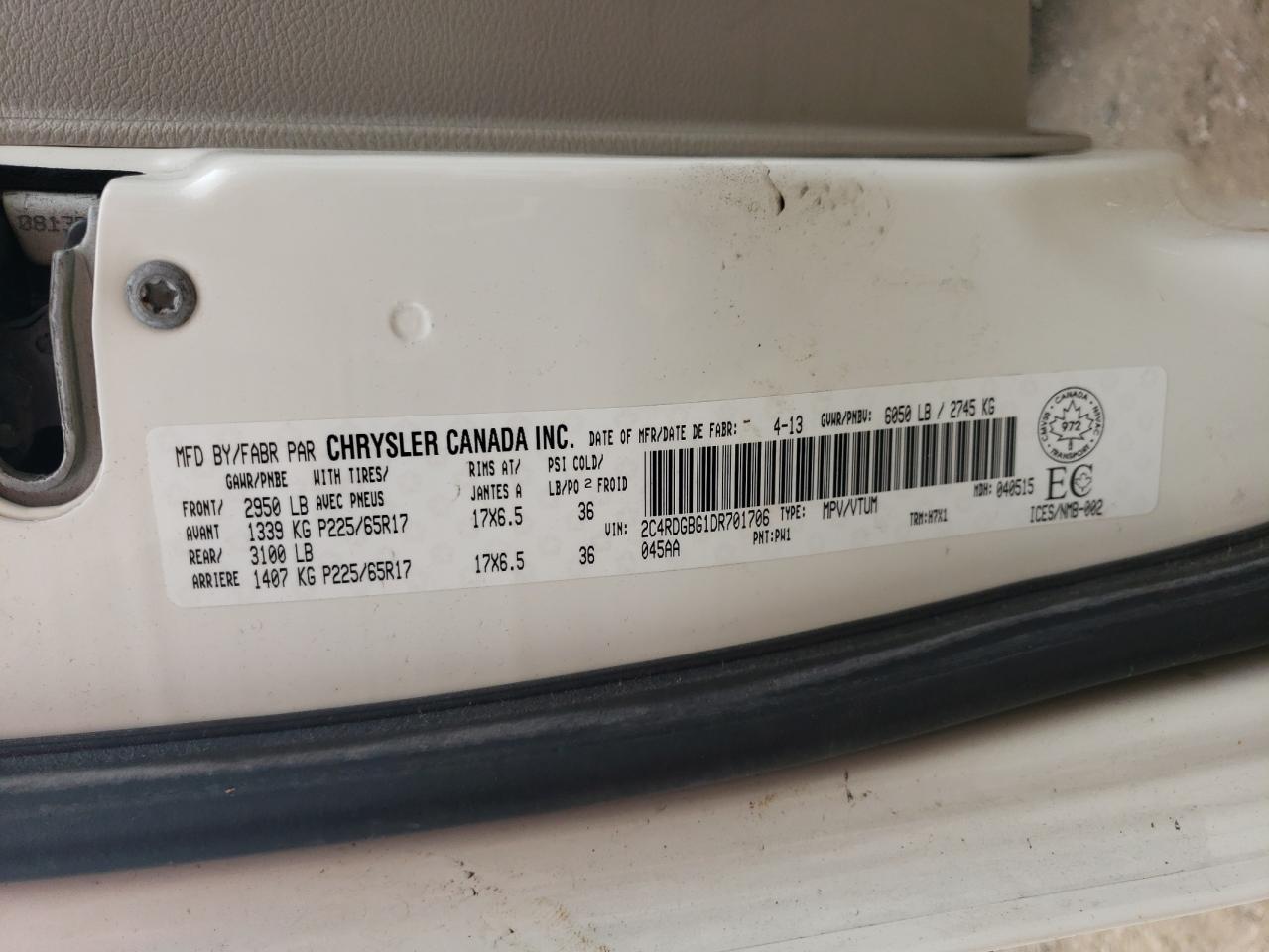 DODGE GRAND CARAVAN SE