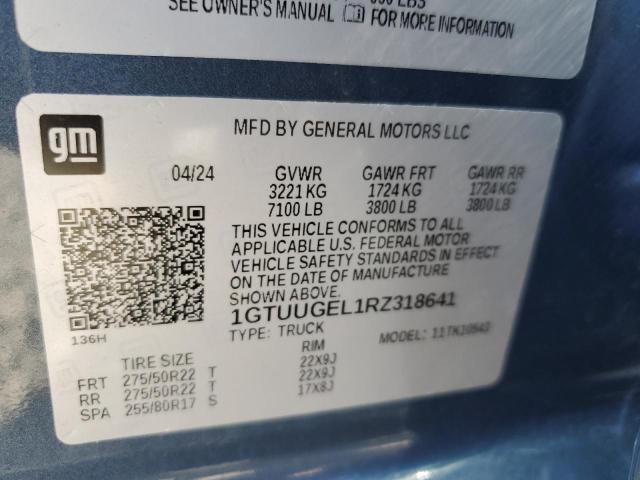 2024 GMC SIERRA K15 1GTUUGEL1RZ318641