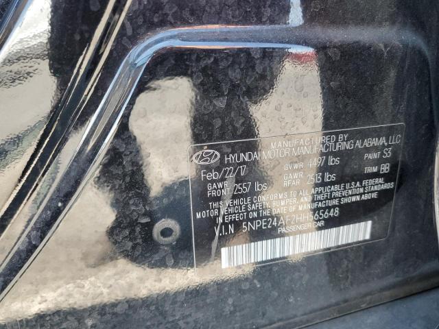 2017 HYUNDAI SONATA SE 5NPE24AF2HH565648