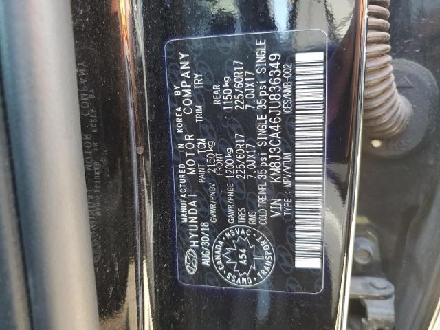 2018 HYUNDAI TUCSON SEL KM8J3CA46JU836349