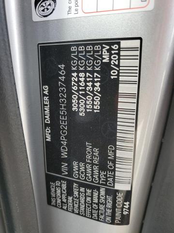 2017 MERCEDES-BENZ METRIS WD4PG2EE5H3237464