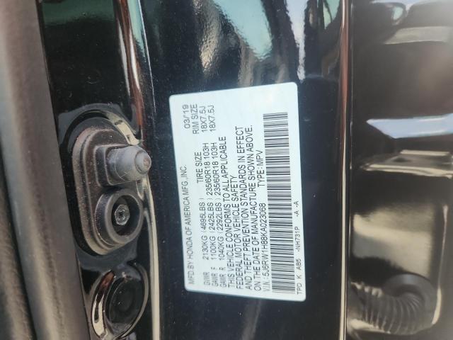 2019 HONDA CR-V EXL 5J6RW1H88KA023068