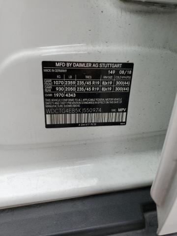 2019 MERCEDES-BENZ GLA 250 WDCTG4EB5KJ550974