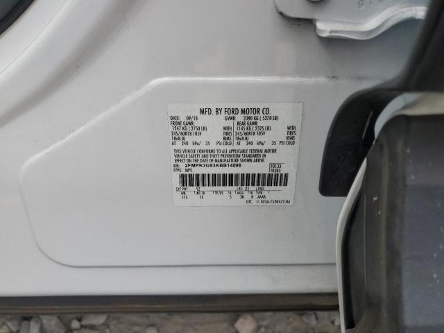 2019 FORD EDGE SE - 2FMPK3G93KBB14098