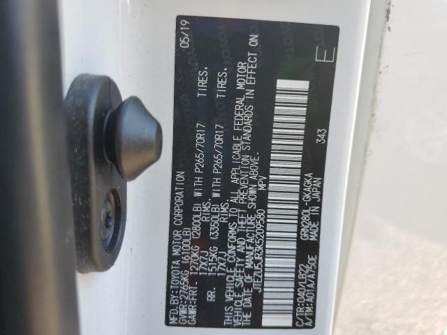 2019 TOYOTA 4RUNNER SR5 - JTEZU5JR3K5209580