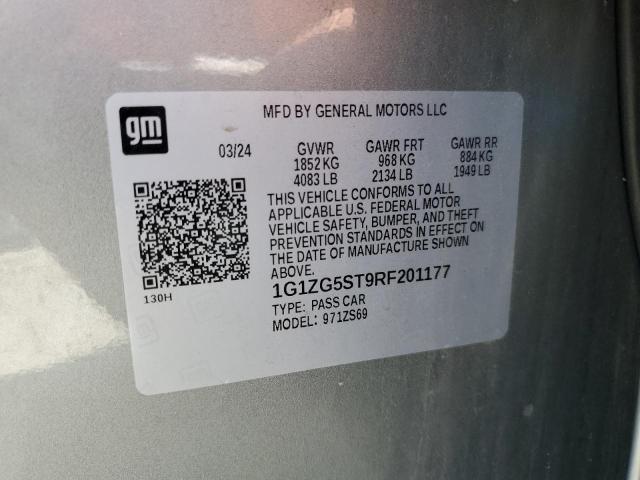 2024 CHEVROLET MALIBU RS 1G1ZG5ST9RF201177