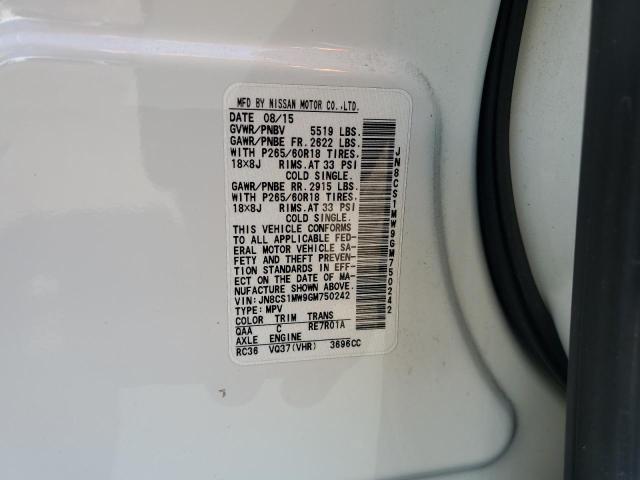 2016 INFINITI QX70 - JN8CS1MW9GM750242