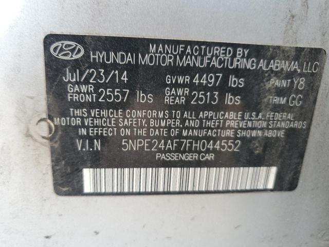 2015 HYUNDAI SONATA SE 5NPE24AF7FH044552