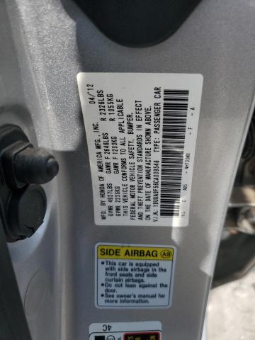 2012 ACURA TL - 19UUA9F56CA009548