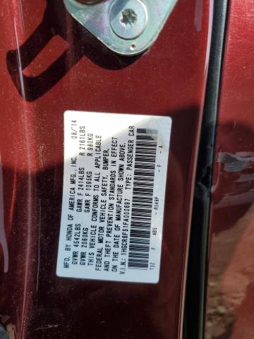 2015 HONDA ACCORD HYBRID EXL 1HGCR6F51FA000697