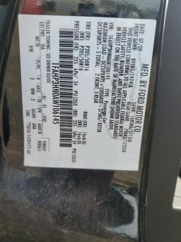 2010 FORD FOCUS SEL - 1FAHP3HN0AW106145