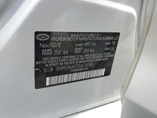 2018 HYUNDAI SONATA SPORT - 5NPE34AF1JH670085