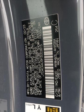 2023 TOYOTA PRIUS LE JTDACAAU9P3003815