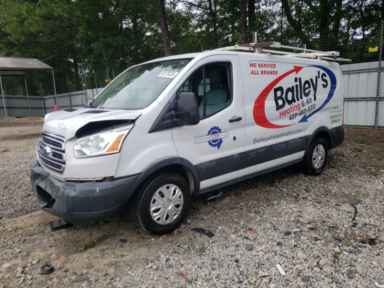 Lot #3290186206 2017 FORD TRANSIT VAN T-150 LO