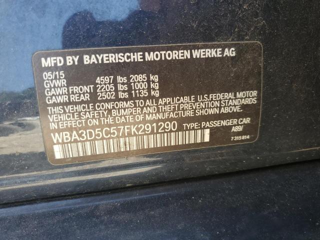 2015 BMW 328 D XDRIVE WBA3D5C57FK291290