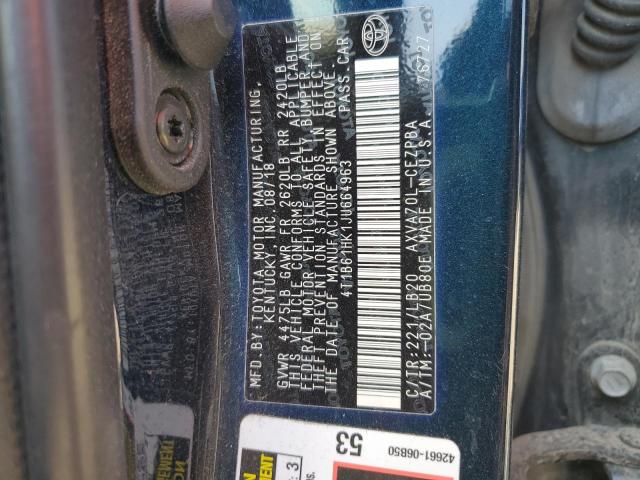 2018 TOYOTA CAMRY XSE - 4T1B61HK1JU664963