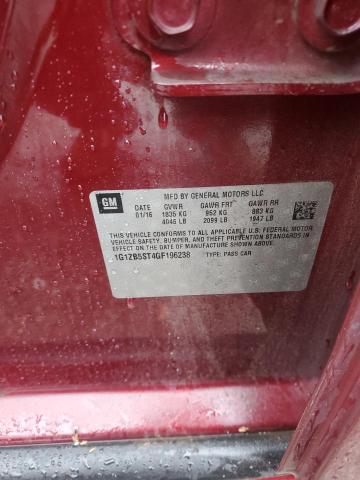 2016 CHEVROLET MALIBU LS - 1G1ZB5ST4GF196238