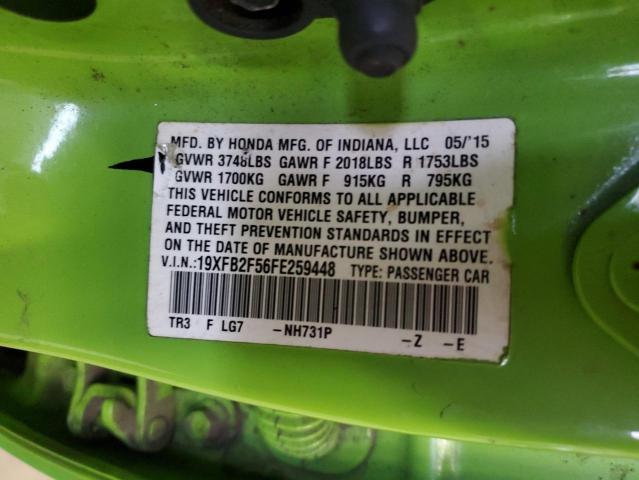 2015 HONDA CIVIC LX - 19XFB2F56FE259448
