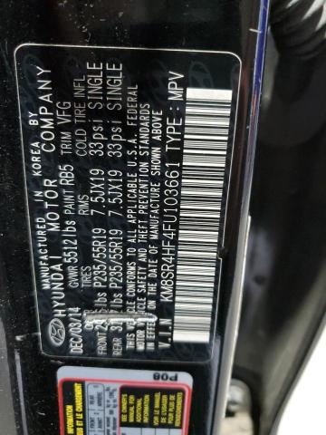 2015 HYUNDAI SANTA FE G KM8SR4HF4FU103661