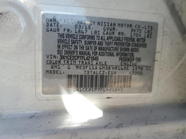 2015 NISSAN VERSA NOTE - 3N1CE2CP7FL421845