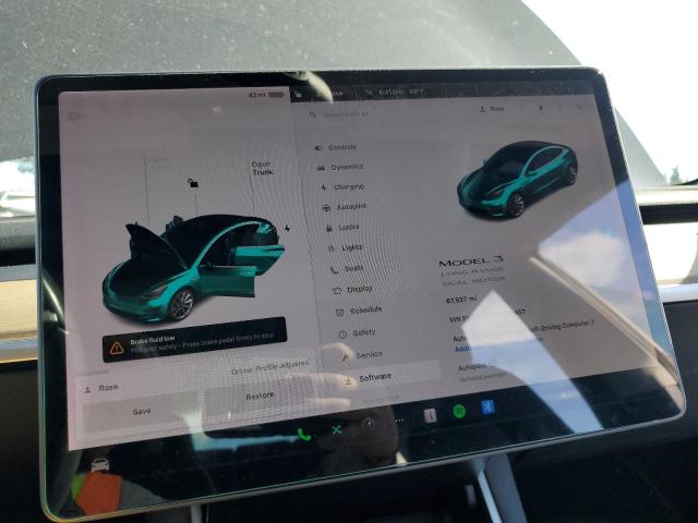 2019 TESLA MODEL 3 5YJ3E1EBXKF389457