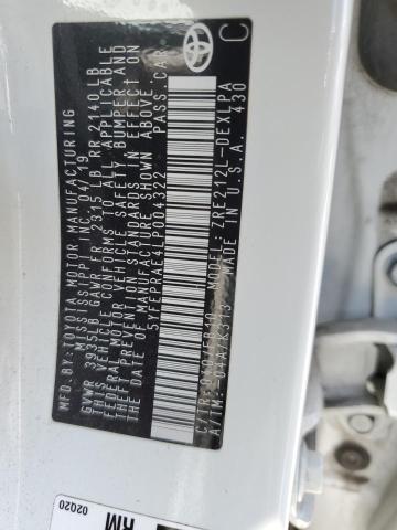 2020 TOYOTA COROLLA LE 5YFEPRAE4LP004322