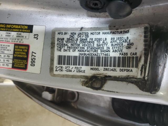 2010 TOYOTA COROLLA BA - 1NXBU4EEXAZ177461