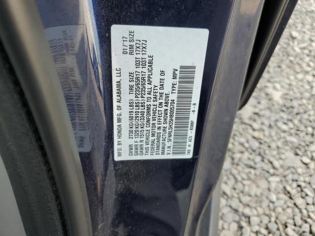 2017 HONDA ODYSSEY SE 5FNRL5H35HB005704