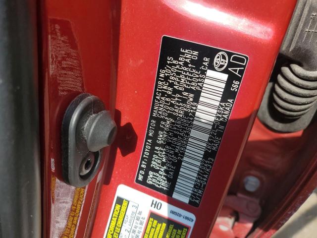 2016 TOYOTA COROLLA L 2T1BURHE3GC547149