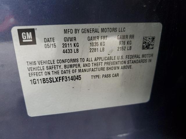 2015 CHEVROLET MALIBU LS - 1G11B5SLXFF314045