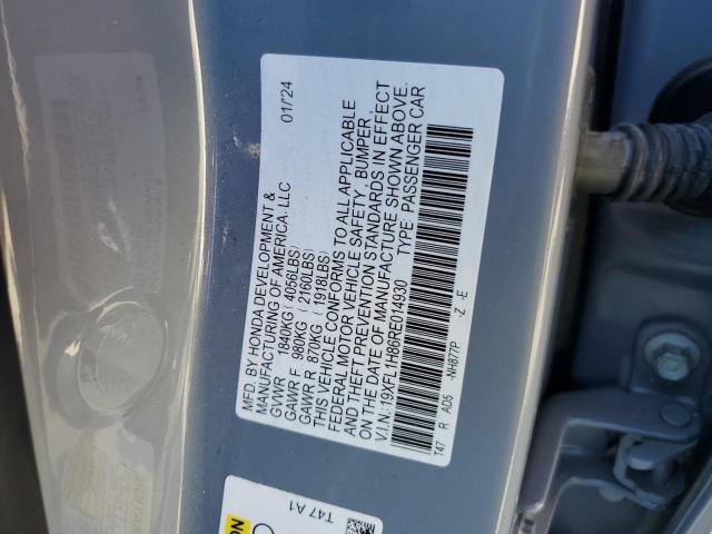 2024 HONDA CIVIC SPOR 19XFL1H86RE014930
