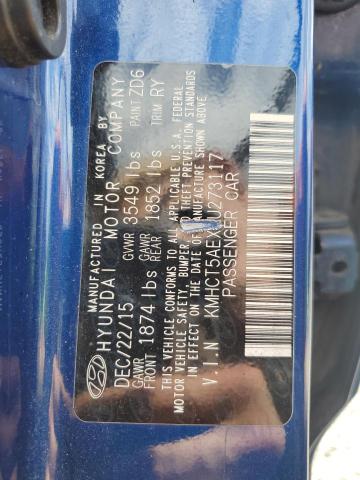 2016 HYUNDAI ACCENT SE KMHCT5AEXGU273117
