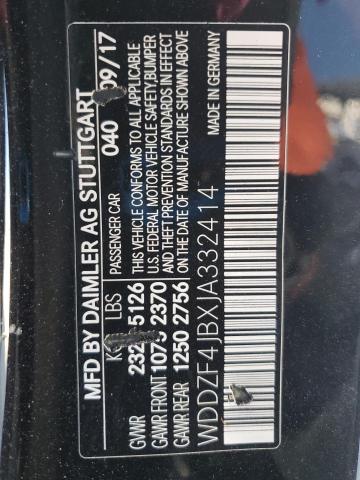 2018 MERCEDES-BENZ E 300 WDDZF4JBXJA332414