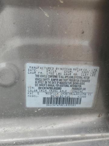 2014 NISSAN VERSA S - 3N1CN7AP8EL833383