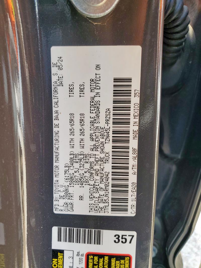 2024 TOYOTA TACOMA DOU 3TMLB5JN1RM024042