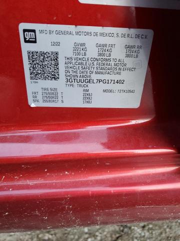 2023 GMC SIERRA K15 3GTUUGEL7PG171402