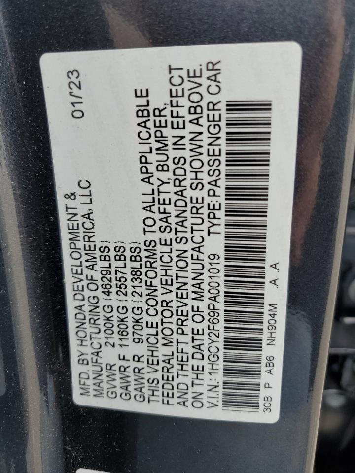 HONDA ACCORD HYBRID EXL