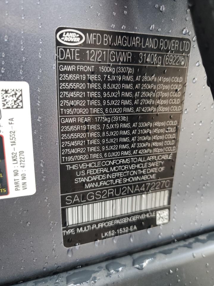 LAND ROVER RANGE ROVER HSE WESTMINSTER EDITION